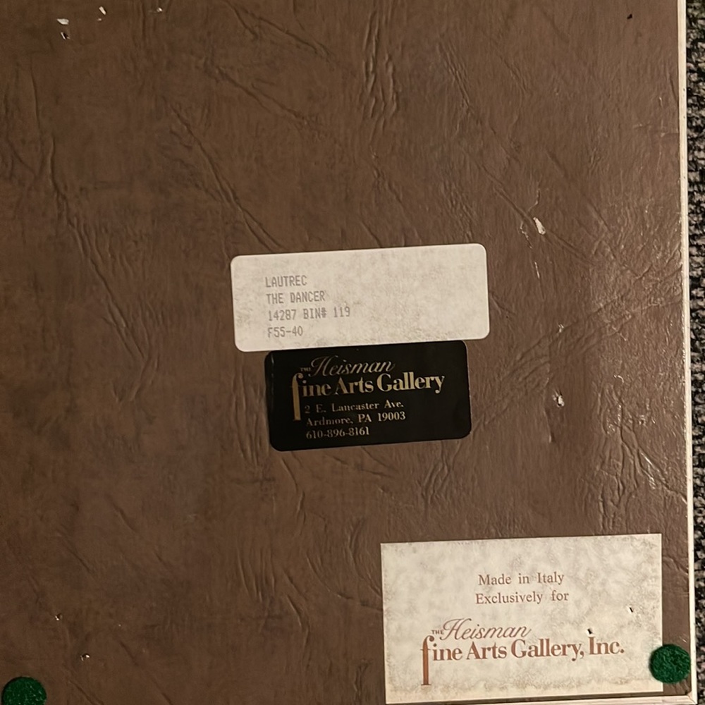 Collectibles set of 3 7.5x8.5 Pierre-Auguste Renoir
& Lautrec Fine Arts - Picture 6 of 9